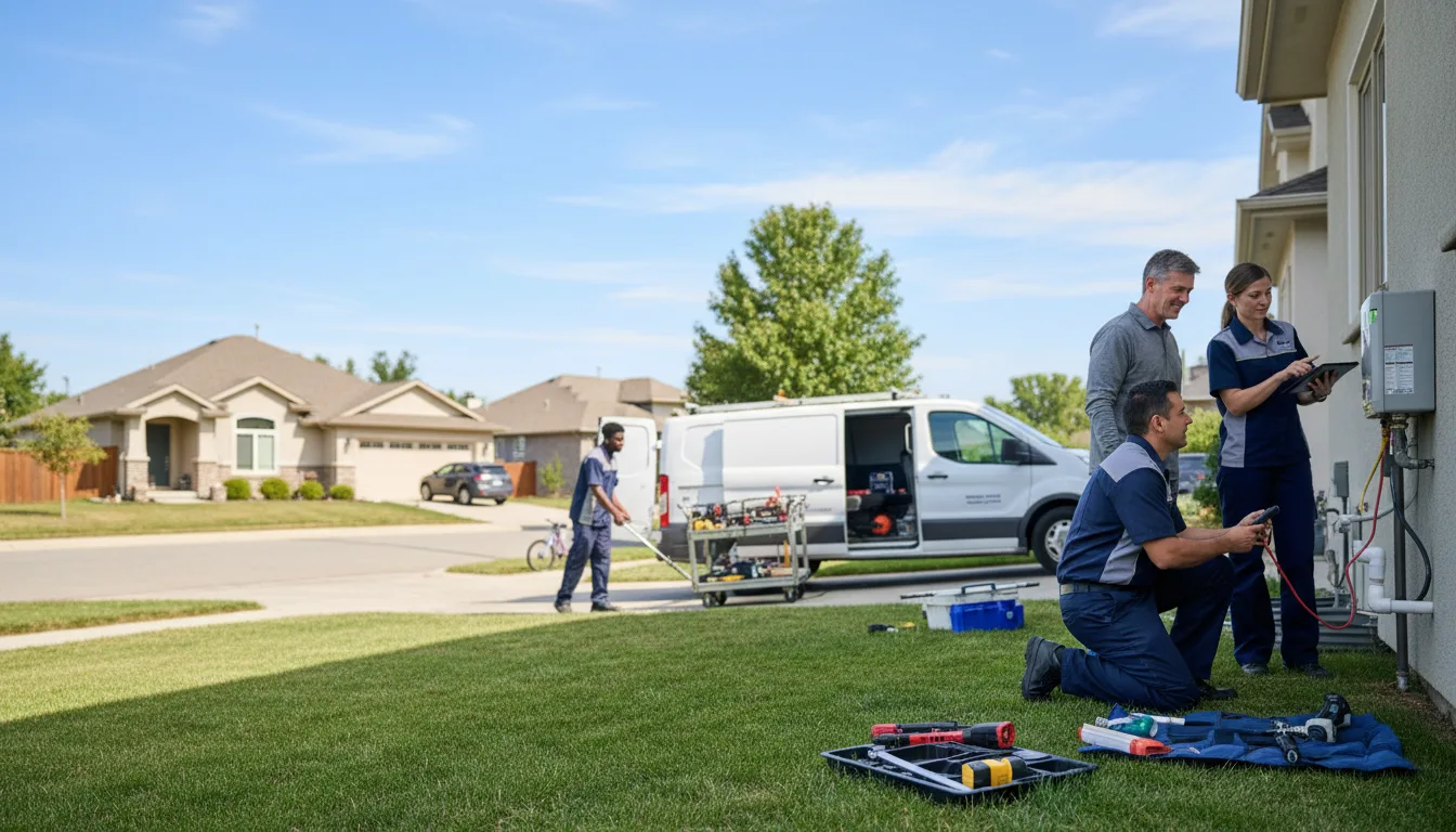 Tankless water heater service in Brisbane, CA